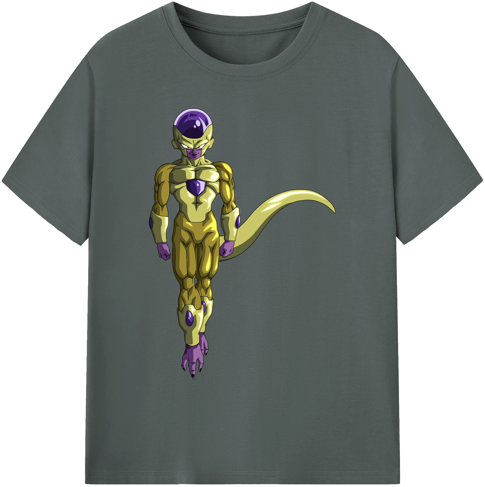 （画像用） ドラゴンボール フリーザ DRAGON BALL Frieza 綿100％ メンズ半袖Tシャツ｜肌触りやわらか＆通気性